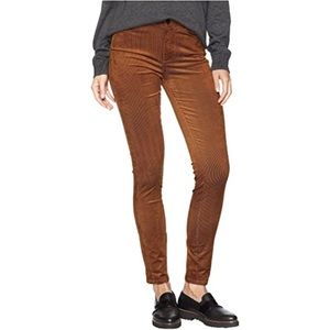 Paige Hoxton Ultra Skinny Light Chestnut Corduroy Jeans Size 24